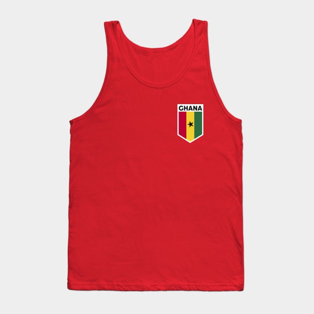 Ghana Flag Emblem Tank Top by SLAG_Creative